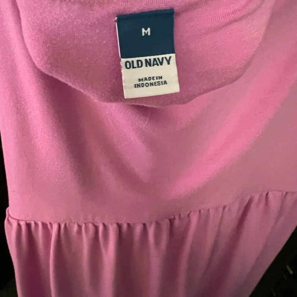 Old Navy Pink dress with Crisscross Straps - Picture 3 of 3